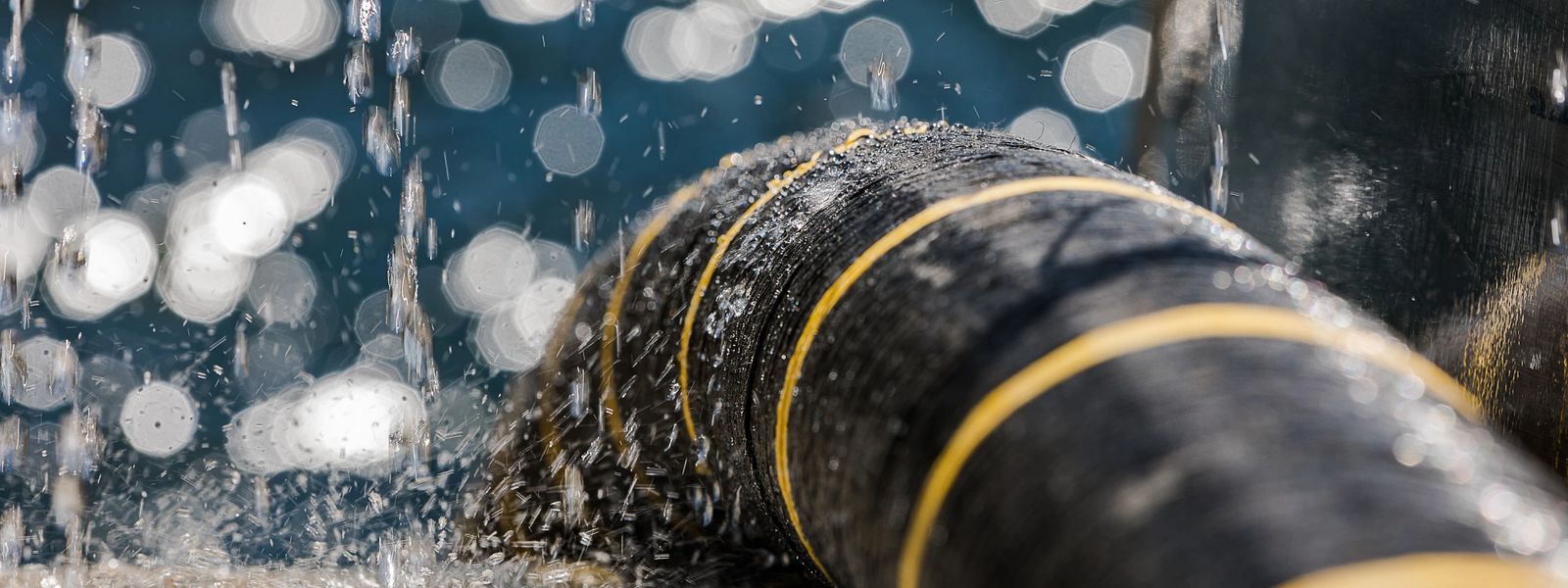 Offshore Interconnector Cable in Rain